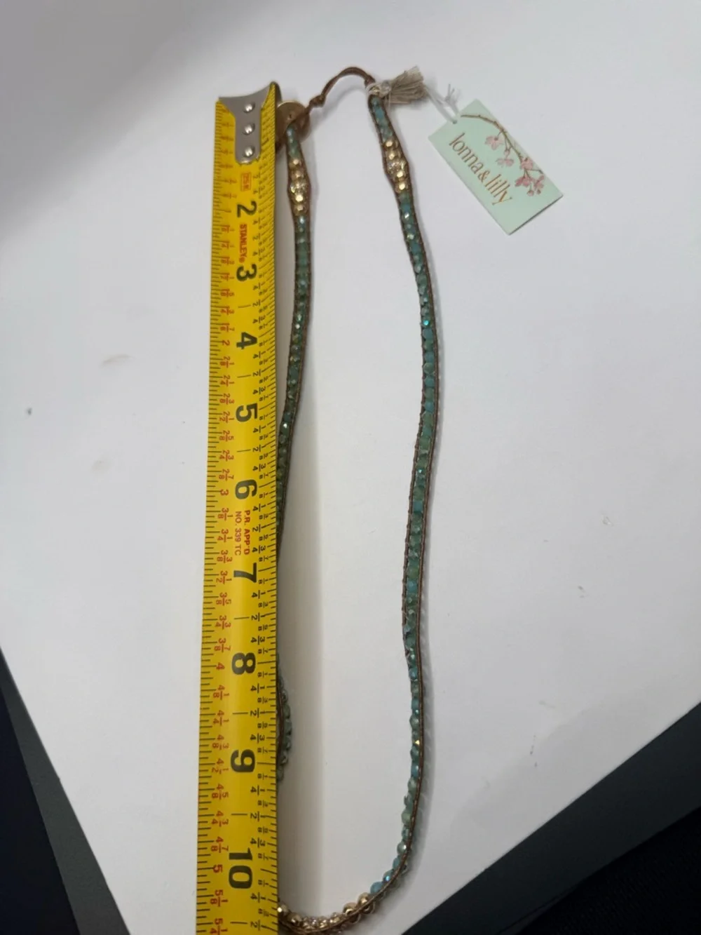 Lonna& Lilly Bead Strand Necklace with Gold Accent - Picture 3 of 4